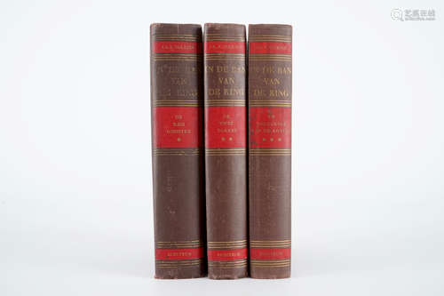 J.R.R. Tolkien: Le Seigneur des anneaux, premire Ždition en nŽerlandais, 3 volumes, 1956