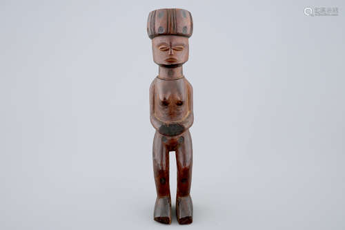 Une figure africaine en bois sculptŽ, Lunda, Congo