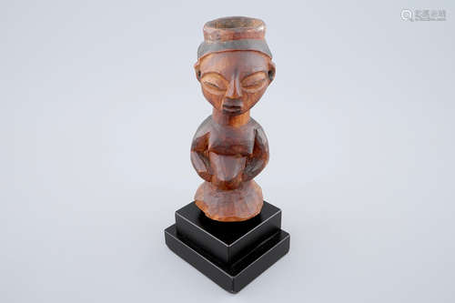 Une fŽtiche en bois sculptŽ, Luba, Congo