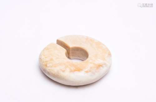 A Chinese Jade Slit-ring, Jue