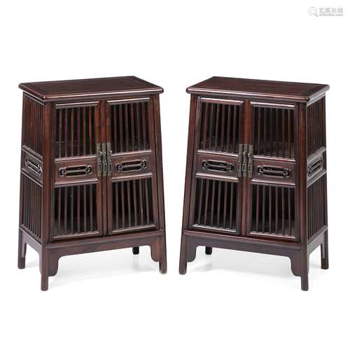 Pair Chinese small cabinets