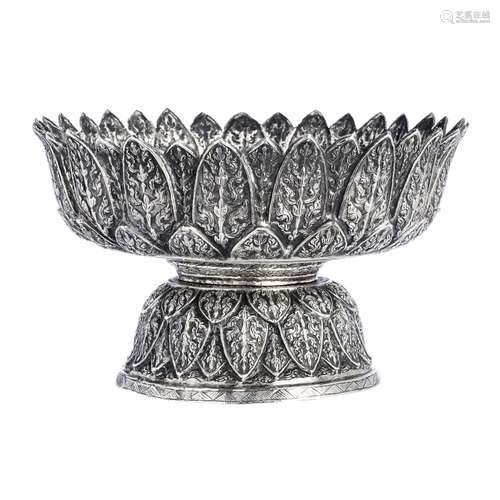 Siam Silver lotus bowl