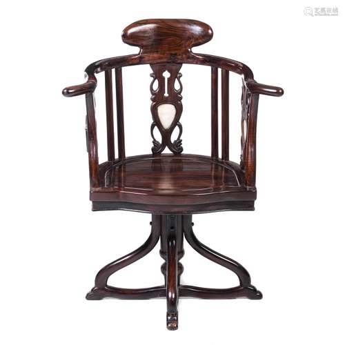 Chinese hongmu desk chair