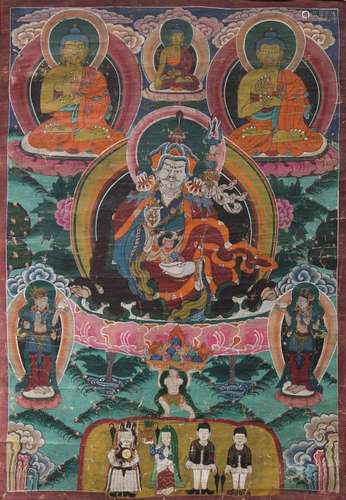 Tibetan Thangka, 19thC