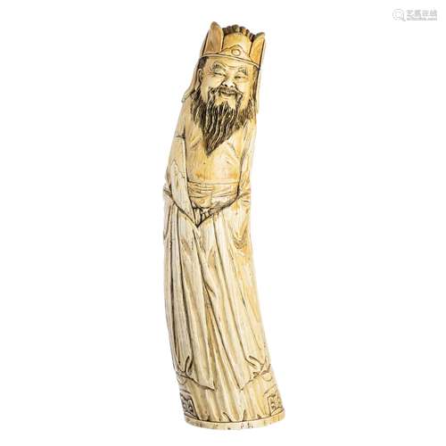 Large Chinese ivory immortal