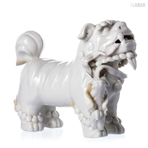 Foo dog, blanc de chine