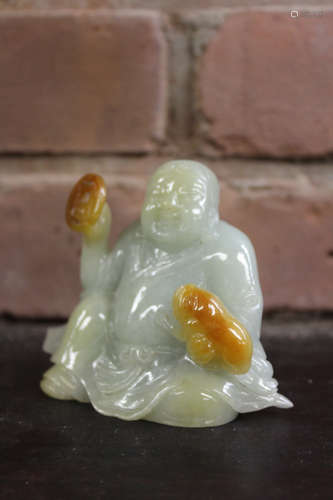 Chinese Jadiete Laughing Buddha