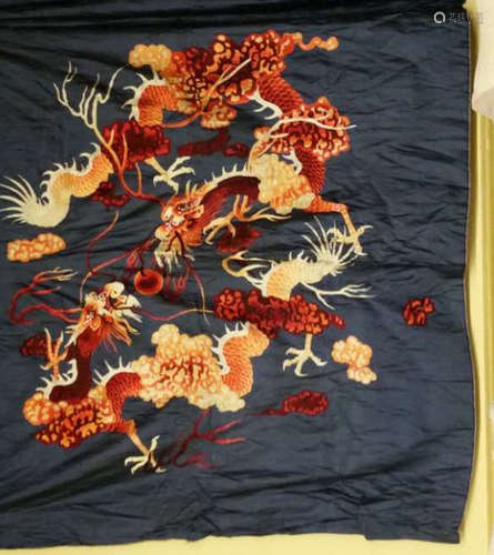 Chinese Embroidery of Dragon Motif