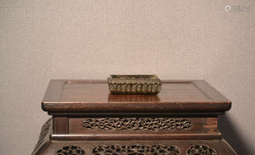 Chinese Bronze Censer with Lotus Pedal Motif