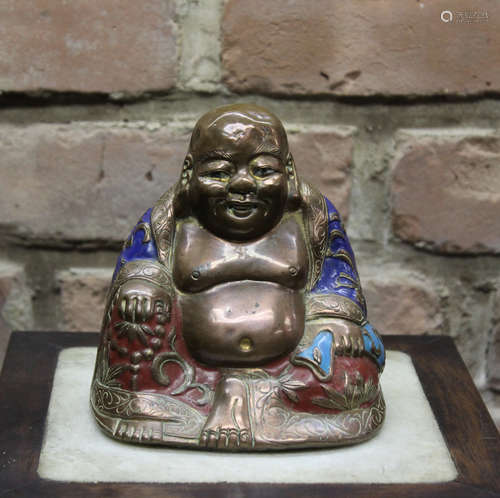 Chinese Enamled Buddha