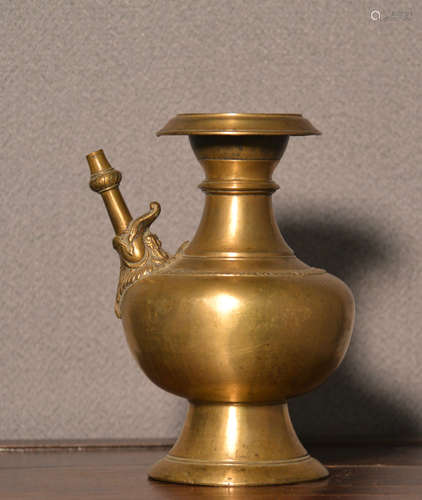 Nepal Bronze Praying Water Ewer