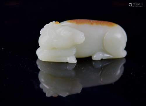 Chinese Nephrite Carving of a Ram