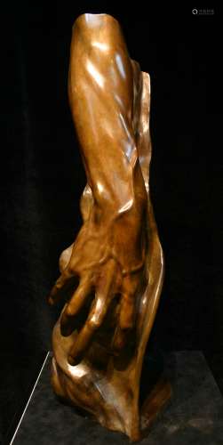 Frederick Hart, Adam's Arm, Limited Edition Bronze sculpture. Engraved Hart name. Size is 22.25