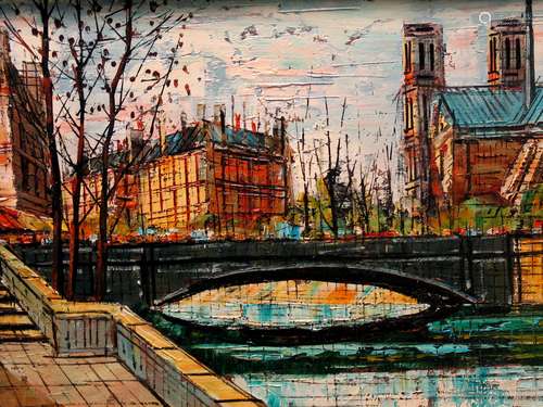 Pont, by Linari. Oil on canvas.