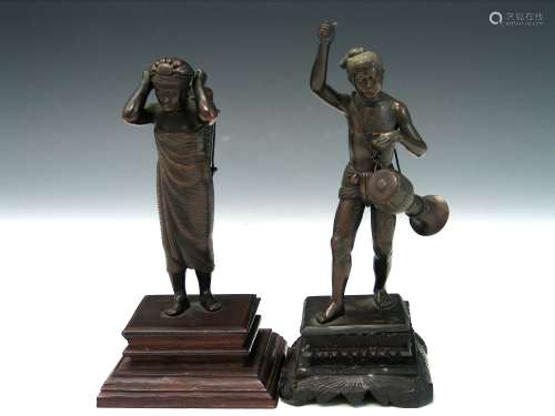 Two South East Asian Bronze Figures