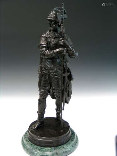 Bronze Statue, Marked Moris, SC.