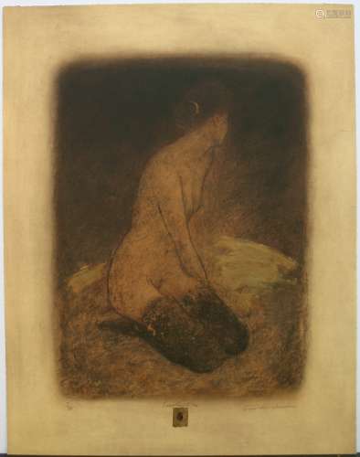 Roy Fairchild Woodard, Everything I See, Limited Edition Etching, signed by the artist, paper size is 28.75