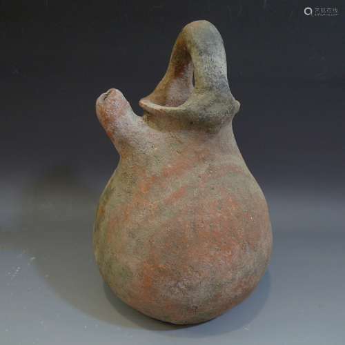 ANCIENT CHINESE POTTERY JAR - NEOLITHIC PERIOD