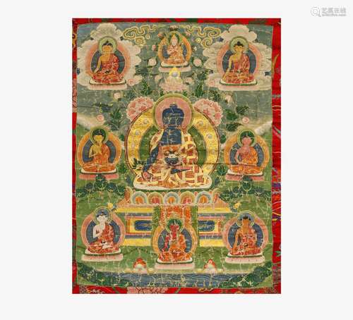 THREE THANGKA.