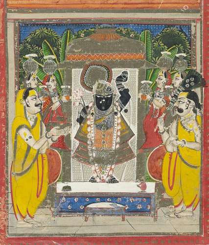 PICHHWAI PAINTING OF SHRINATHJI.