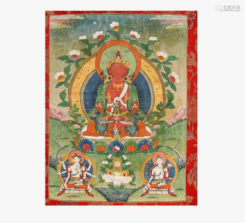 THREE THANGKA.