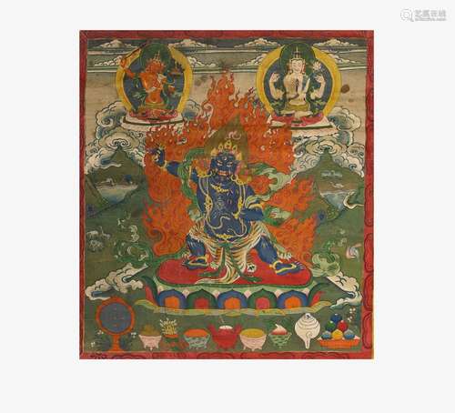 THREE THANGKA.