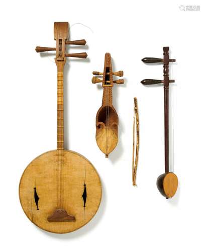 THREE STRING INSTRUMENTS.