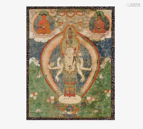 THREE THANGKA.