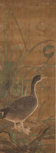 Attributed To Song Di (North Song) Duck And Lotus Pond