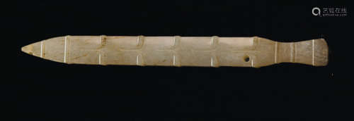 Shang-A Jade Carved Hilt