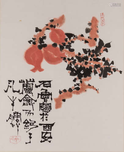 Shi Lu (1919-1982) Ink On Paper,HangingScroll, In Year 1993