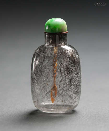 Qing - A Citrine Snuff Bottle