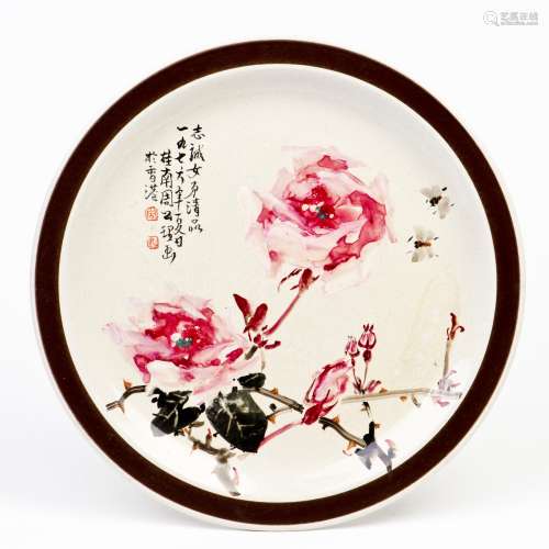 A PAIR OF 'FLOWER' PORCELAIN BOWLS BY ZHOU GONGLI