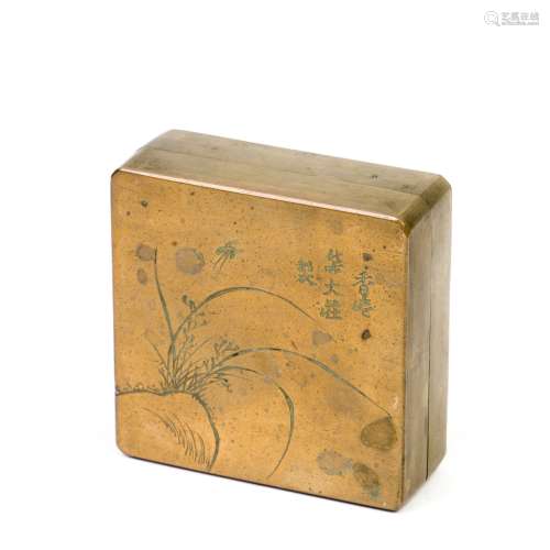 AN INK BOX, LATE QING EARLY REPUBLIC PERIOD