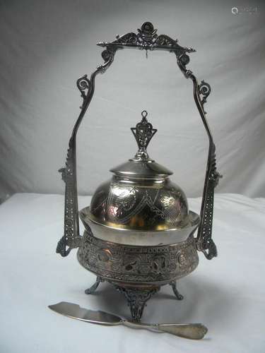 Antique Silver Tone Bowl