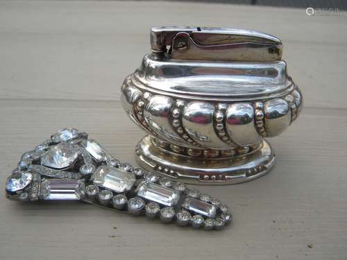 Antique FILL Lighter and Brooch Pin