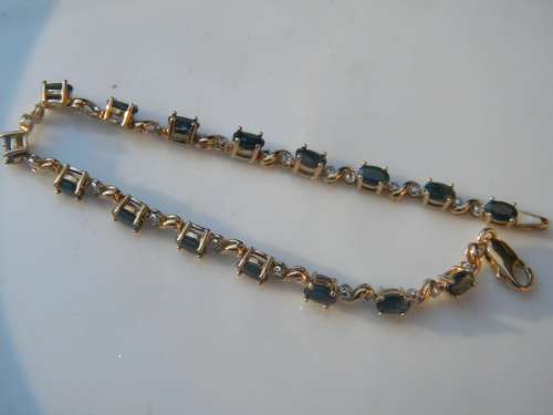 Antique Natural Sapphire Bracelet