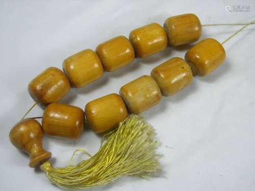 Huge Chinese Wood Prayer Beads