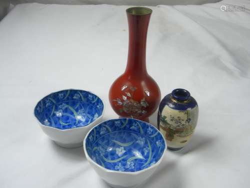 Group of Asian Vases and Bowls