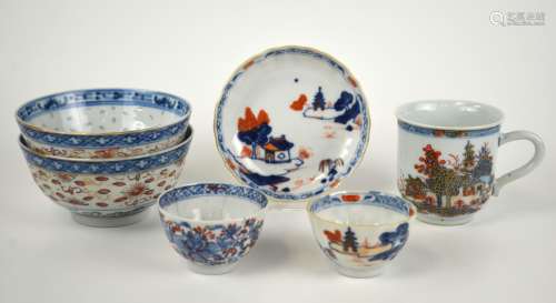 Six Chinese Porcelain  Pieces