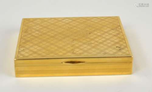 Tiffany & Co. 14K Gold  Box with Marker