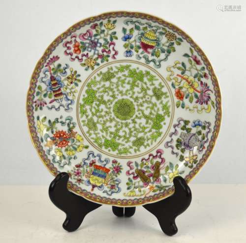 Chinese Famille Rose Plates