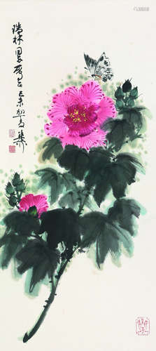 谢稚柳  芙蓉