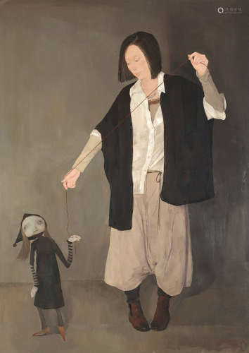 李柳燕 2012年作 曾经接触过幸福之四 布面 油画