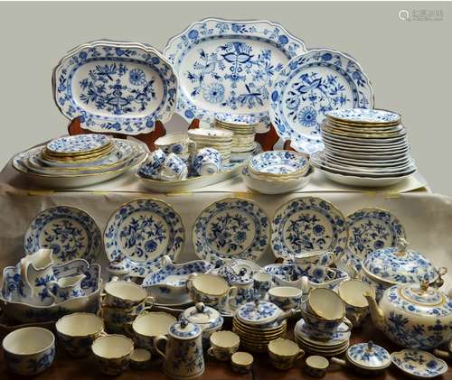 116 Pieces Meissen Dinner Set With 