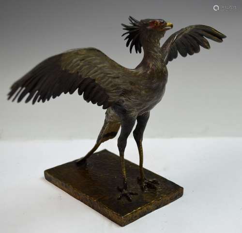 Austria Cold Painted Bronze Bird