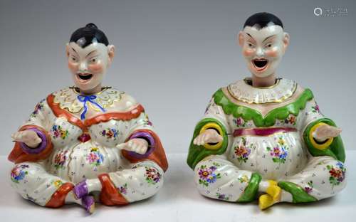 Pair of 19th Century Meissen Style Nodders