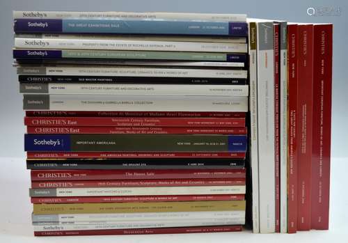 33 Piece Sotheby's & Christie's Auction Catalogues