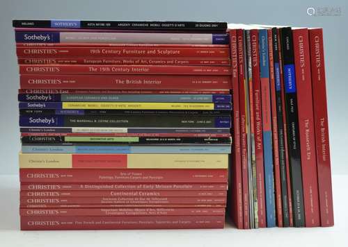 38 Piece Sotheby's & Christie's Auction Catalogues