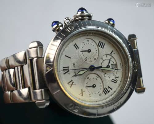 Swiss Made Cartier Pasha Water Resistant Watch